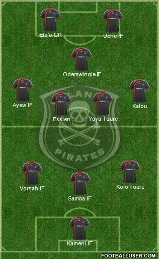 Orlando Pirates Formation 2011