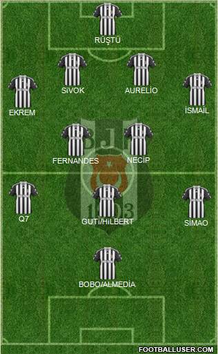 Besiktas JK Formation 2011