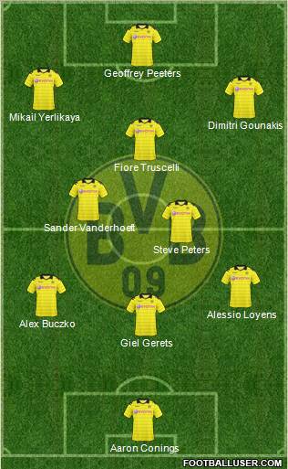 Borussia Dortmund Formation 2011