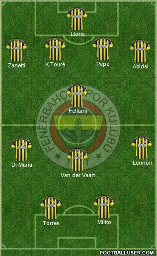 Fenerbahçe SK Formation 2011