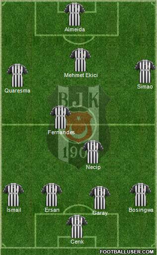 Besiktas JK Formation 2011