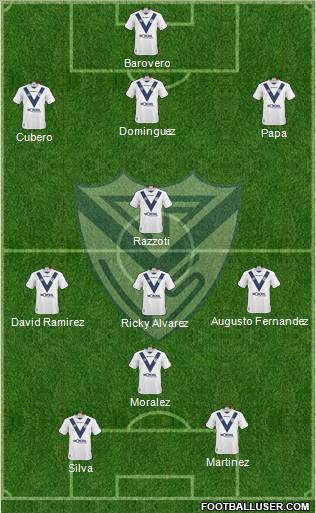 Vélez Sarsfield football formation