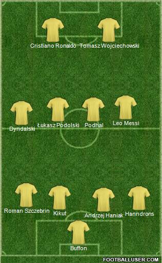 Pro Evolution Soccer Team Formation 2011