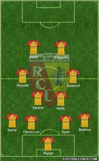 Racing Club de Lens Formation 2011