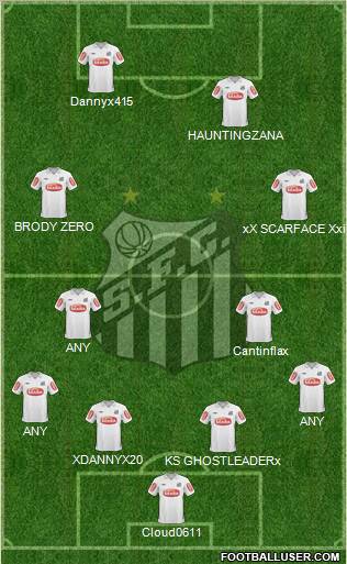 Santos FC Formation 2011