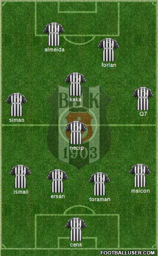 Besiktas JK Formation 2011
