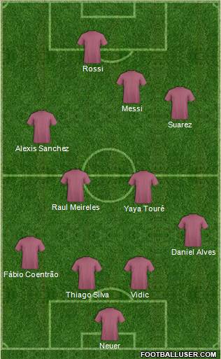 Pro Evolution Soccer Team Formation 2011