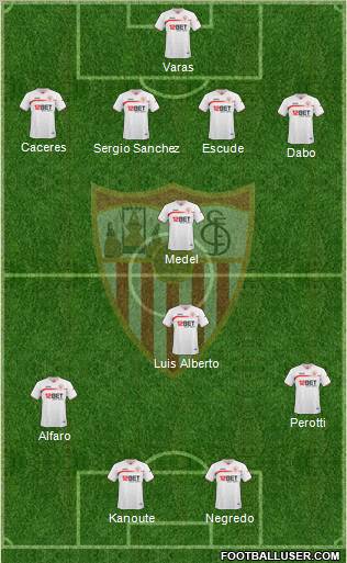 Sevilla F.C., S.A.D. Formation 2011