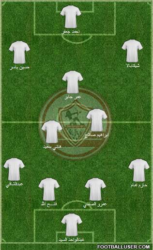 Zamalek Sporting Club Formation 2011