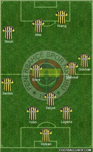 Fenerbahçe SK Formation 2011