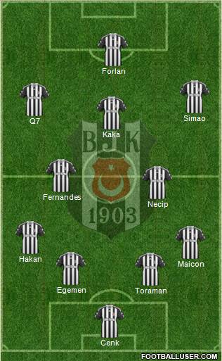 Besiktas JK Formation 2011