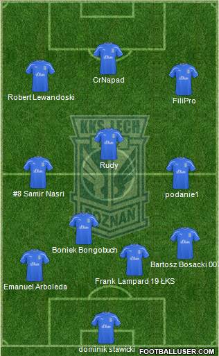 Lech Poznan Formation 2011