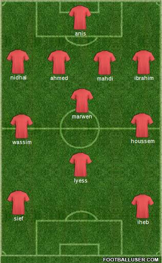 Club Africain Tunis Formation 2011