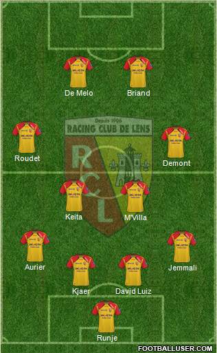 Racing Club de Lens Formation 2011
