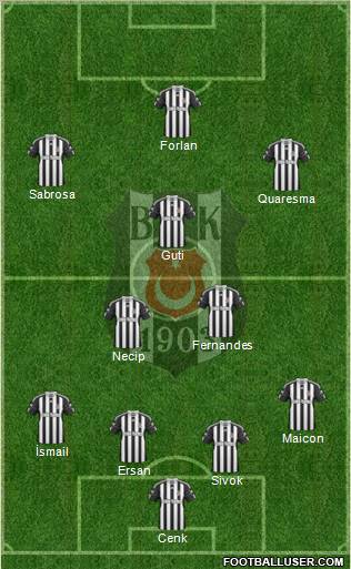 Besiktas JK Formation 2011