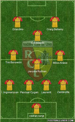 Racing Club de Lens Formation 2011