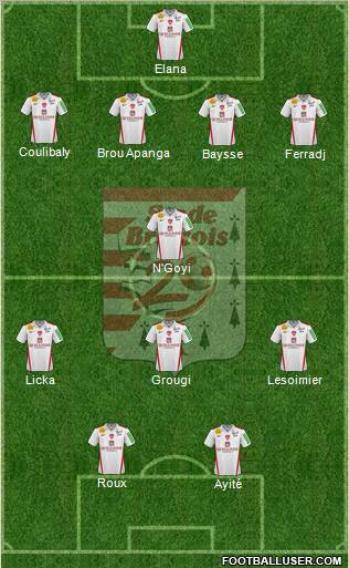 Stade Brestois 29 Formation 2011