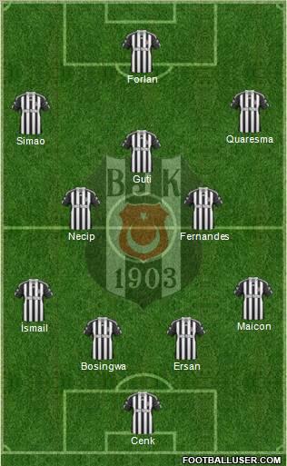 Besiktas JK Formation 2011