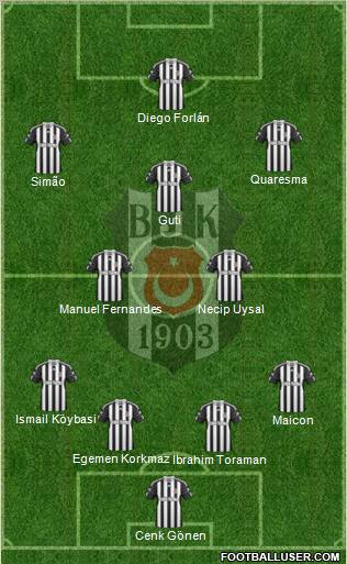 Besiktas JK Formation 2011