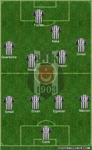 Besiktas JK Formation 2011