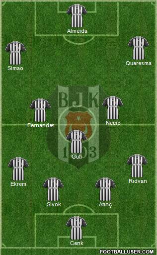 Besiktas JK Formation 2011