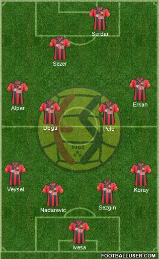 Eskisehirspor Formation 2011