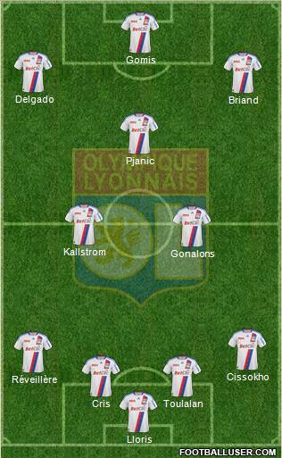 Olympique Lyonnais Formation 2011