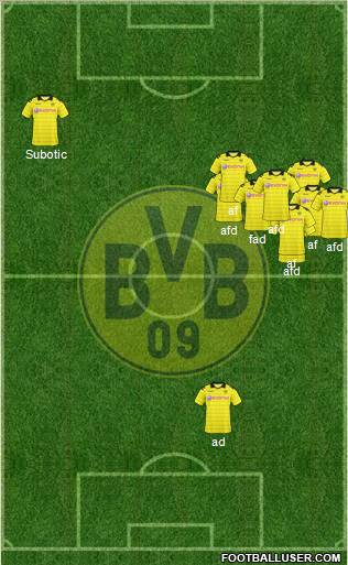 Borussia Dortmund Formation 2011