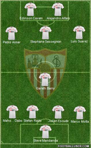 Sevilla F.C., S.A.D. Formation 2011