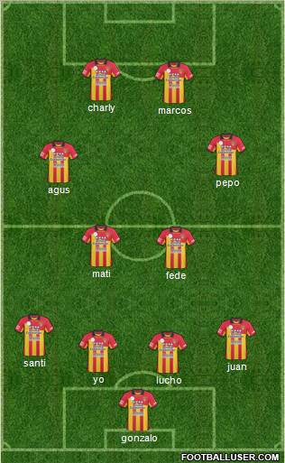 Boca Unidos Formation 2011