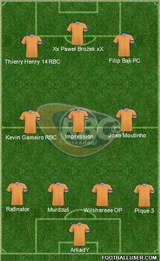 RBC Roosendaal Formation 2011