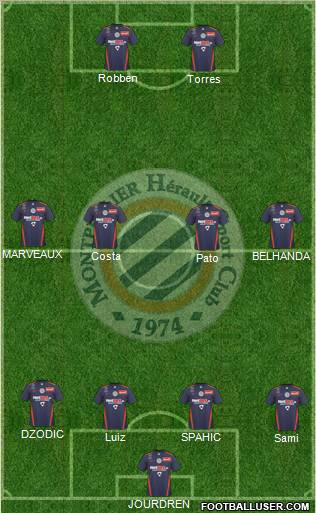 Montpellier Hérault Sport Club Formation 2011
