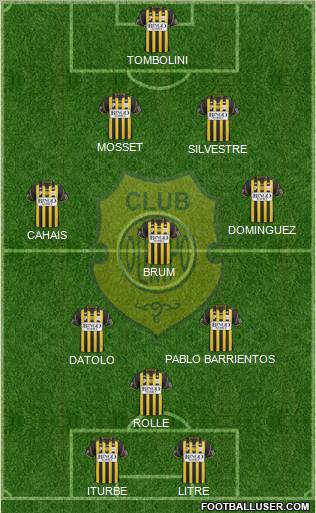 Olimpo de Bahía Blanca football formation