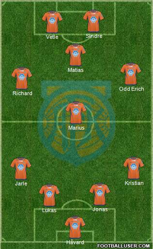 Aalesunds FK Formation 2011