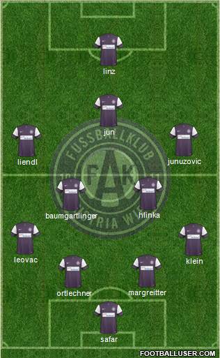 FK Austria Wien Formation 2011