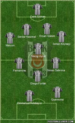 Besiktas JK Formation 2011