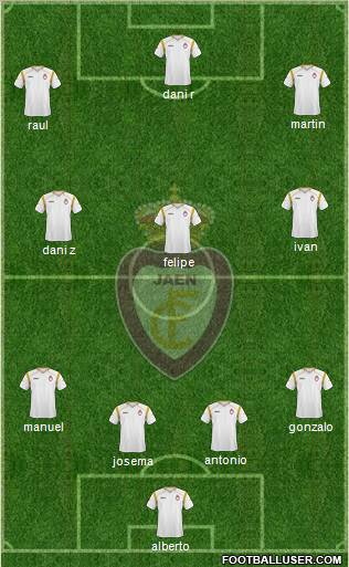 Real Jaén C.F. Formation 2011