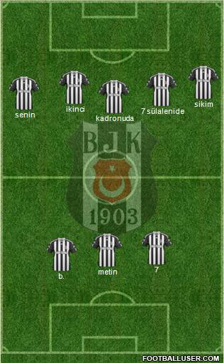 Besiktas JK Formation 2011
