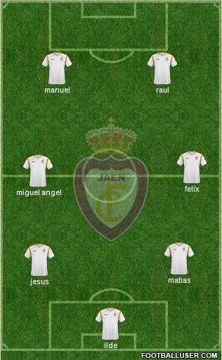 Real Jaén C.F. Formation 2011