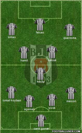 Besiktas JK Formation 2011