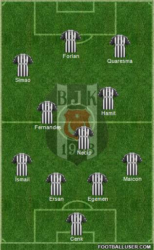Besiktas JK Formation 2011