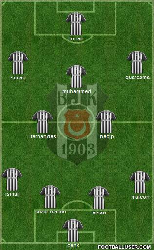 Besiktas JK Formation 2011