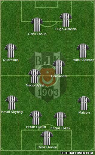 Besiktas JK Formation 2011