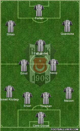 Besiktas JK Formation 2011