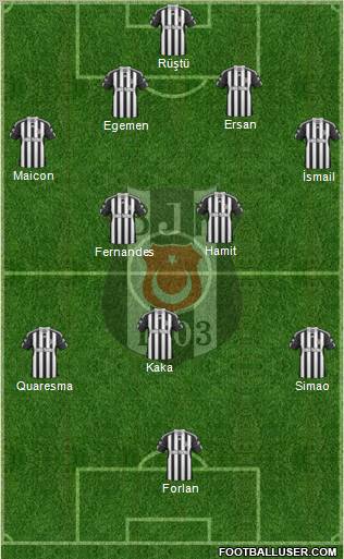 Besiktas JK Formation 2011