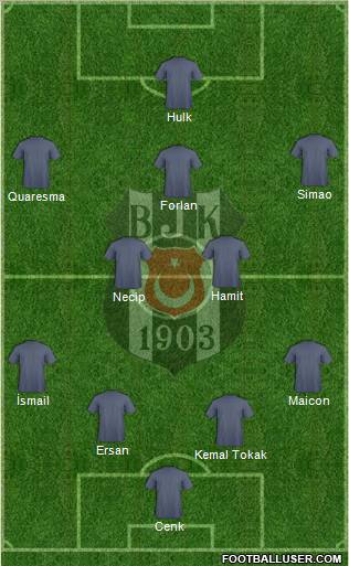 Besiktas JK Formation 2011