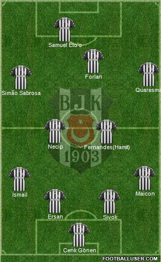 Besiktas JK Formation 2011