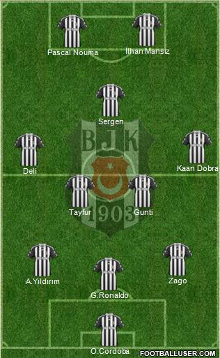 Besiktas JK Formation 2011