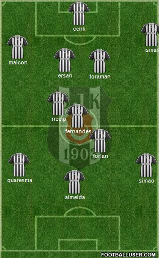 Besiktas JK Formation 2011