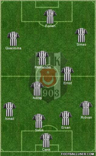 Besiktas JK Formation 2011